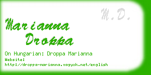 marianna droppa business card